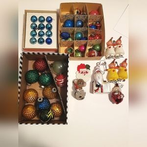Vintage Christmas lot of 60